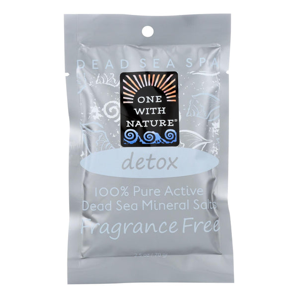 One With Nature Dead Sea Mineral Salt Bath, Rejuvenating and Relaxing (Pack of 6 - 2.5 Oz.) - Cozy Farm 