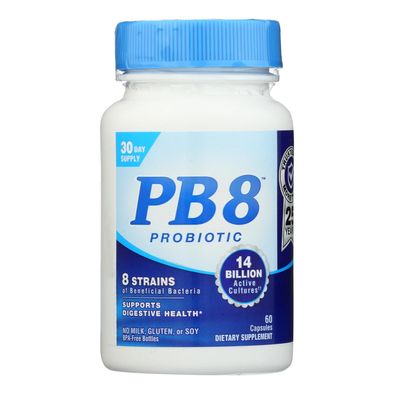 Nutrition Now PB 8 Pro-Biotic Acidophilus for Life, Supports Immune Health, 60 Capsules - Cozy Farm 