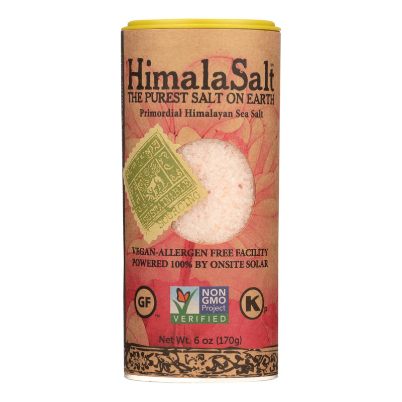 Himalayan Primordial Sea Salt, Fine Grain, 6 oz Shaker (Pack of 6) - Cozy Farm 