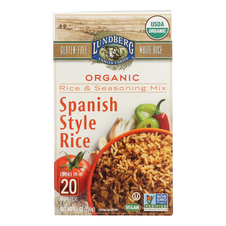 Lundberg Spanish Style Rice & Seasoning Mix (6-Pack), 5.50 Oz - Cozy Farm 