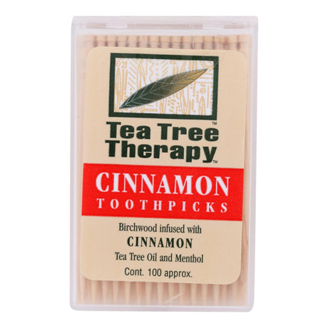 Tea Tree Therapy Cinnamon Toothpicks (1,200 Toothpicks) - Cozy Farm 