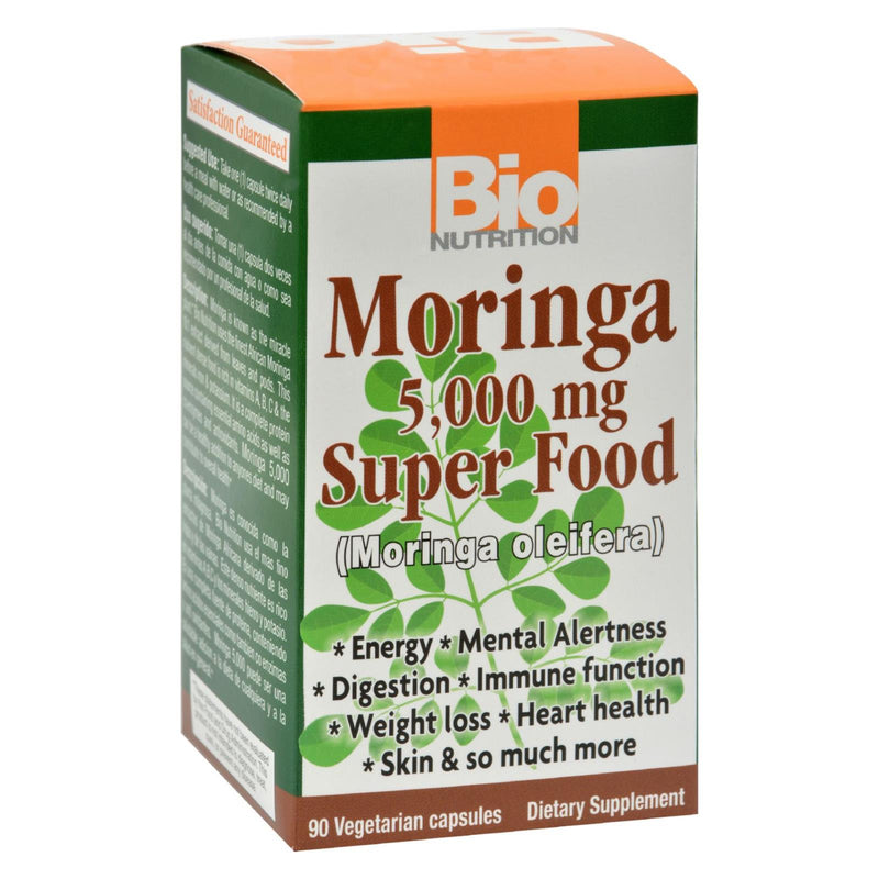 Bio Nutrition Moringa 5000mg Daily Supplement (90 Capsules) - Cozy Farm 