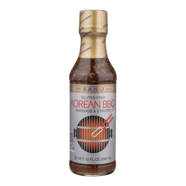 San-J Korean BBQ Marinade, 10 fl. oz. (Pack of 6) - Cozy Farm 