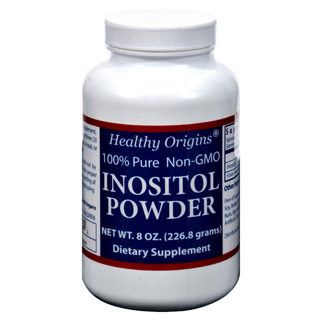 Healthy Origins Inositol Powder (Pack of 8 Oz - 600 Mg) - Cozy Farm 