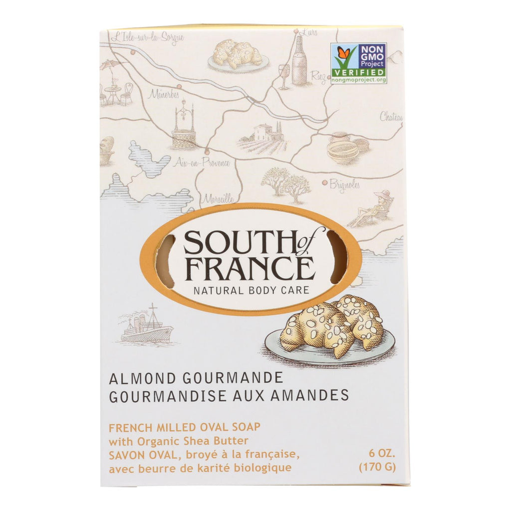 South Of France Almond Gourmand Bar Soap (Pack of 1 - 6 Oz) - Cozy Farm 