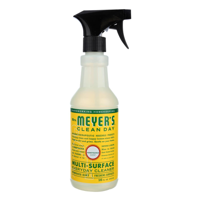 Mrs. Meyer's Clean Day Honeysuckle Multi-Surface Cleaner, 6 Pack, 16 Fl Oz Each - Cozy Farm 