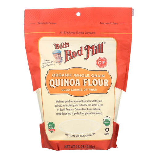 Bob's Red Mill Organic Whole Grain Flour (4-Pack), 18 Oz Bags: Flour for Baking - Cozy Farm 