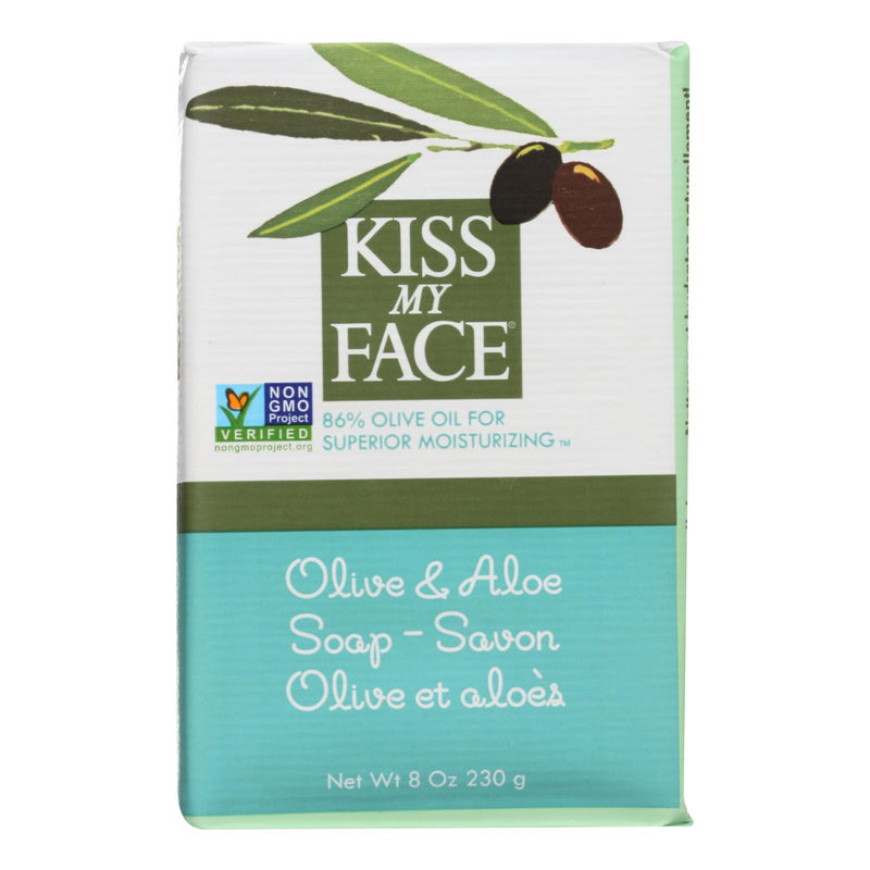 Kiss My Face Olive Oil and Aloe Vera Bar Soap - 8 Oz. - Cozy Farm 