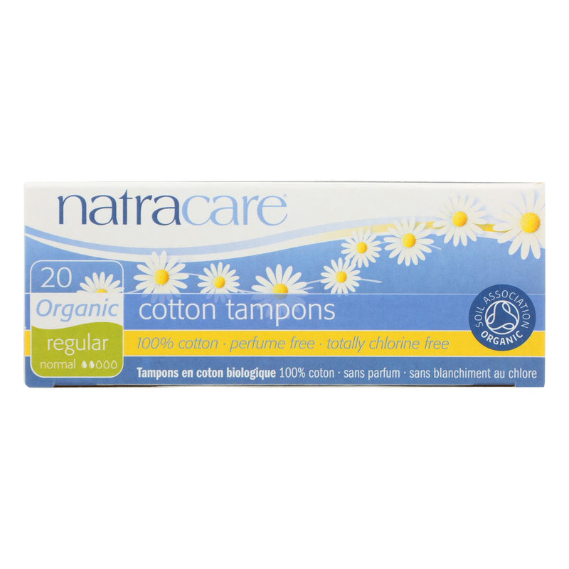Natracare Organic Cotton Tampons, Regular (Pack of 20) - Cozy Farm 