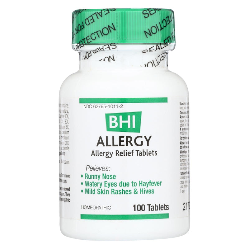 Bhi Allergy Relief Tablets 100 Count - Cozy Farm 