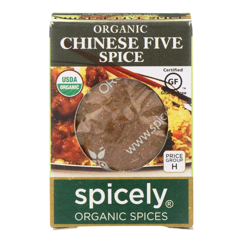 Spicely Organics Organic Chinese Five-Spice, 0.4 Oz. (Pack of 6) - Cozy Farm 