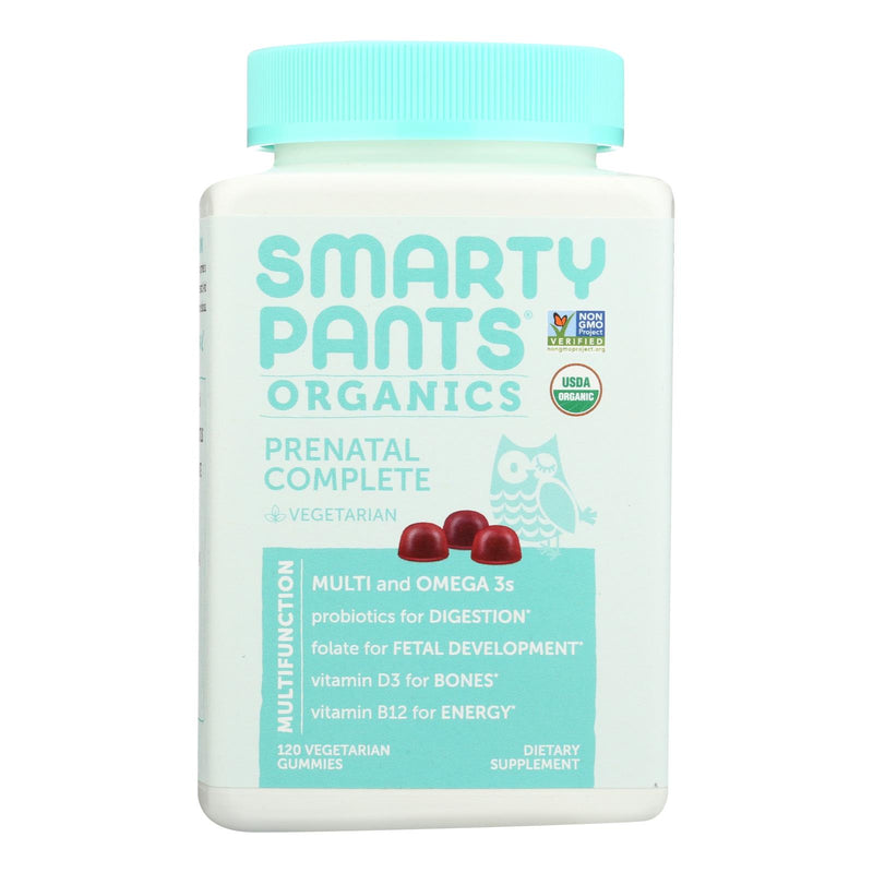Smartypants Prenatal Gummy Multivitamin - Iron Free, DHA & Folate - 120 Count - Cozy Farm 