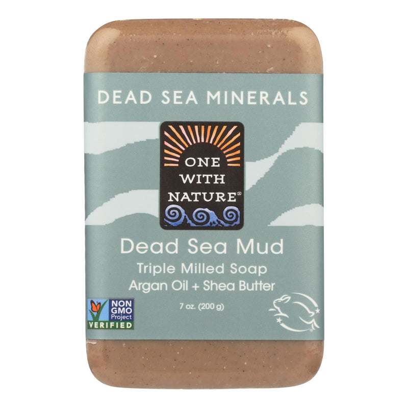Dead Sea Mineral Mud Soap by One With Nature - 7 Oz. - Cozy Farm 