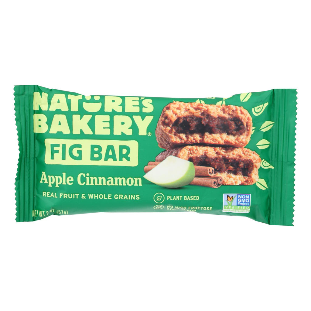Nature's Bakery Stone-Ground Whole Wheat Fig Bar (Apple Cinnamon, Pack of 12) - 2 Oz. - Cozy Farm 