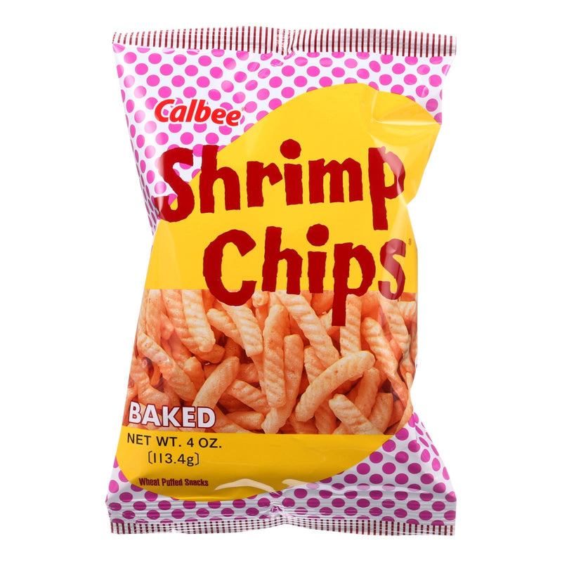Calbee Snapea Crisps (Pack of 12) - Baked Shrimp-Flavored Chips, 4 Oz - Cozy Farm 