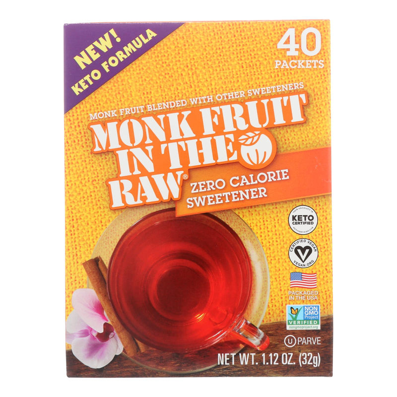 Monk Fruit In The Raw - Sweetener Packets, 40 ct (Pack of 8) - Cozy Farm 