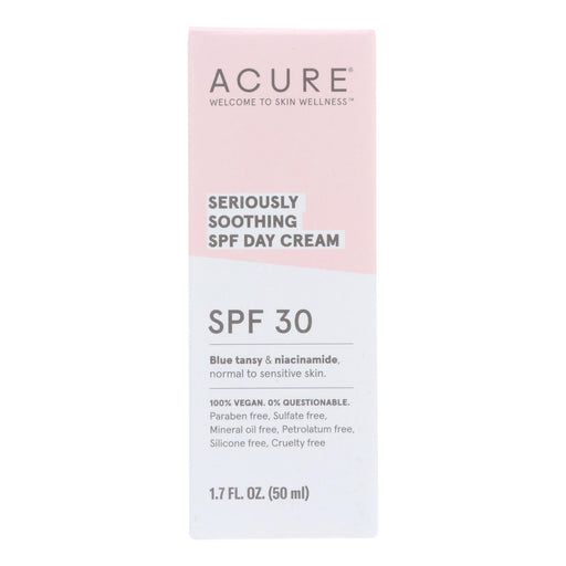 Acure Seriously Soothing SPF 30 Day Cream, 1.7 Fl Oz - Cozy Farm 