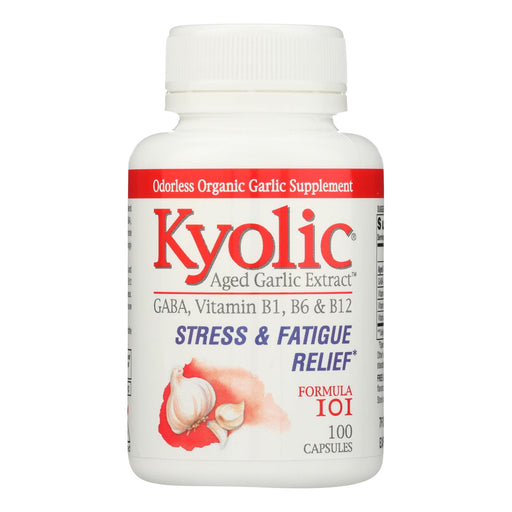 Kyolic Stress and Fatigue Relief Formula 101, 100 Capsules - Cozy Farm 