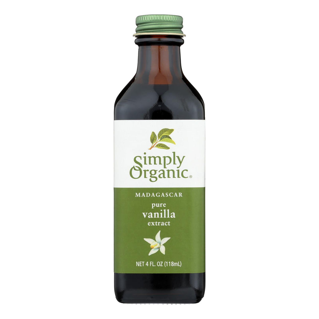 Organic Simply Vanilla Extract (Pack of 4 Oz.) - Cozy Farm 