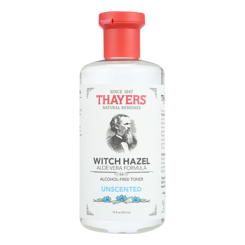 Thayers Witch Hazel with Aloe Vera | Alcohol-Free & Unscented | Hydrating Toner for Sensitive Skin | 12 Fl Oz - Cozy Farm 