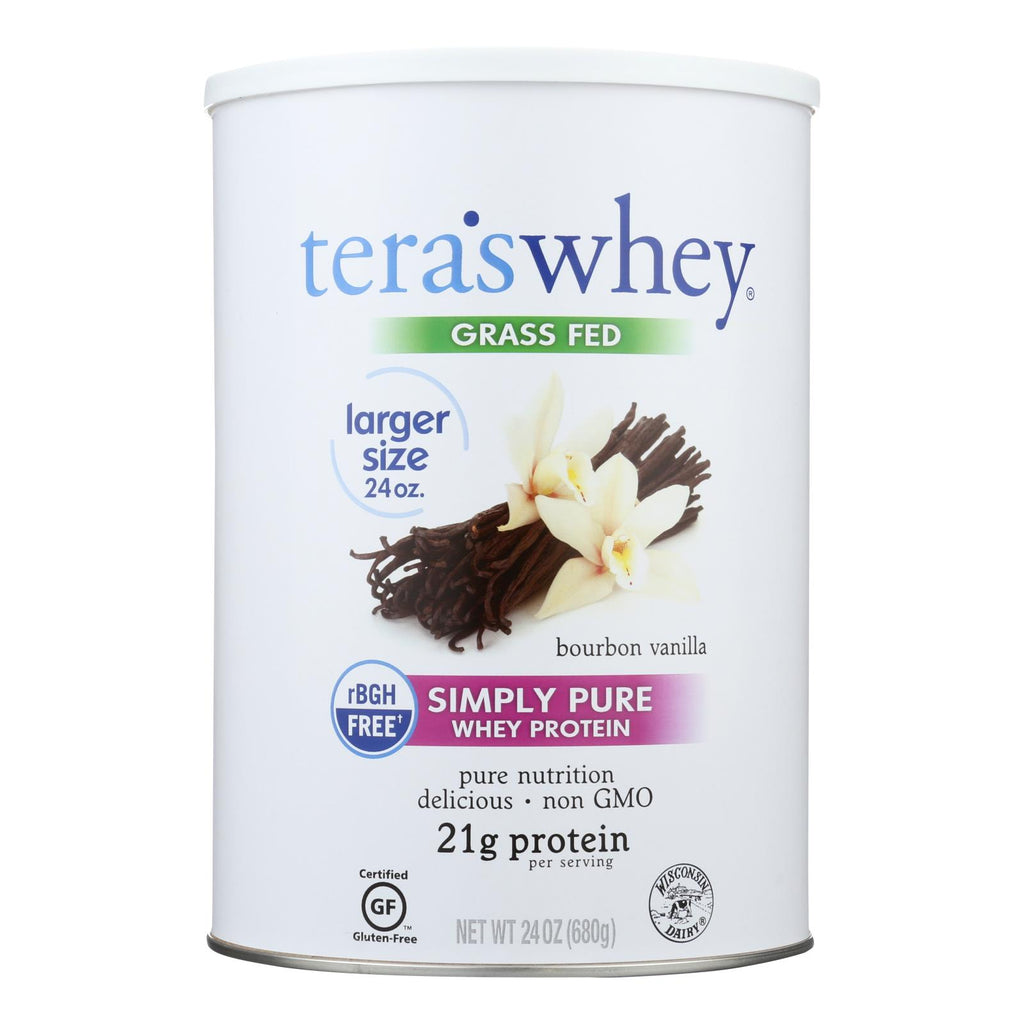 Tera's Whey Protein (Pack of 24 Oz.) - RbGH Free, Bourbon Vanilla - Cozy Farm 