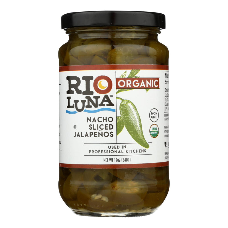 Rio Luna Organic Sliced Nacho Jalapeños (12 Pack, 12 Oz. Each) - Cozy Farm 