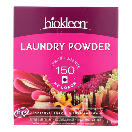 Biokleen Citrus Essence Laundry Powder, 10 lbs - Cozy Farm 