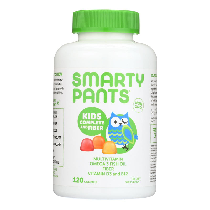 Smartypants Kids Complete Multivitamin & Fiber Gummies (120 Count) - Cozy Farm 