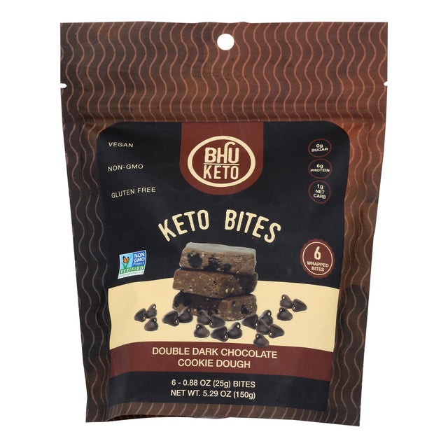 Bhu Foods Keto Double Chocolate Cake Dough (Pack of 6 - 5.29 Oz.) - Cozy Farm 