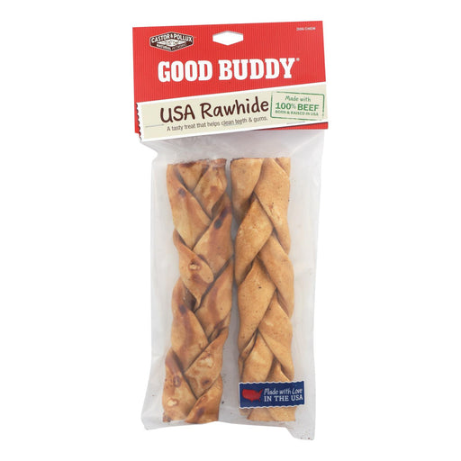 Castor and Pollux Good Buddy Braided Chicken Sticks Dog Chews (Pack of 9) - Cozy Farm 