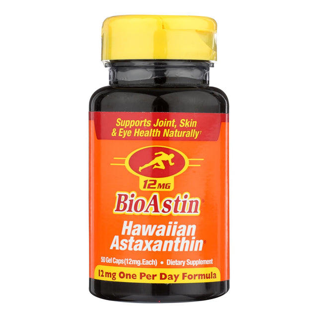 Nutrex Hawaii BioAstin Hawaiian Astaxanthin - 12mg (50 Gel Caps) - Cozy Farm 