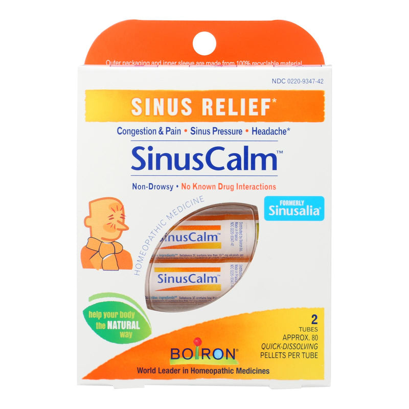 Boiron Sinuscalm Pellets for Sinus Relief (2 Doses) - Cozy Farm 