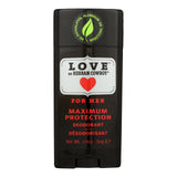 Herban Cowboy Love Maximum Protection Deodorant - 2.8 Oz - Cozy Farm 