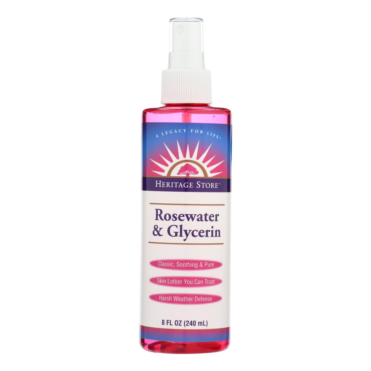 Heritage Products Rosewater & Glycerin Face Mist - 8 Fl Oz. - Cozy Farm 