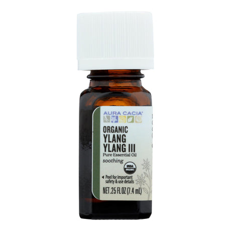 Aura Cacia Organic Ylang Ylang Essential Oil .25 Oz. - Cozy Farm 