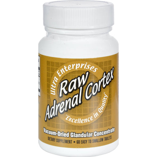 Raw Adrenal Cortex (Pack of 60 Tablets) Ultra Glandulars - Cozy Farm 