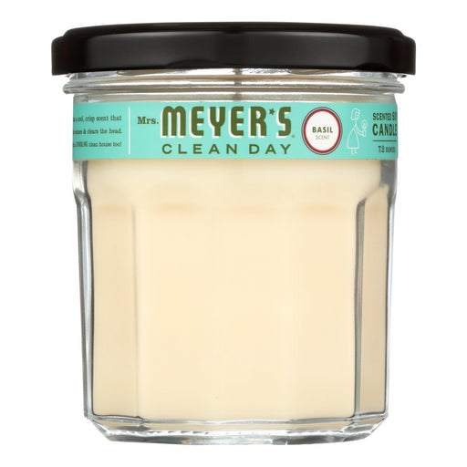 Mrs. Meyer's Clean Day Basil Soy Wax Scented Candle (Pack of 6) - Cozy Farm 