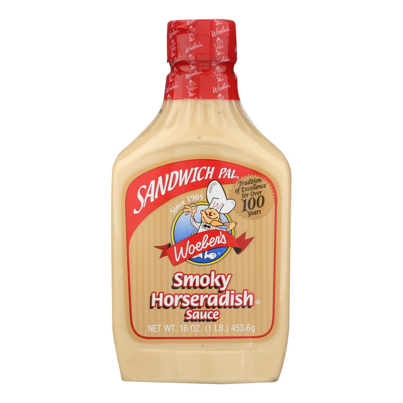 Woeber's Smoky Horseradish Sauce: Perfect for Sandwiches, Dipping, and Enhancing Flavors (Pack of 6 - 16 Fl Oz) - Cozy Farm 