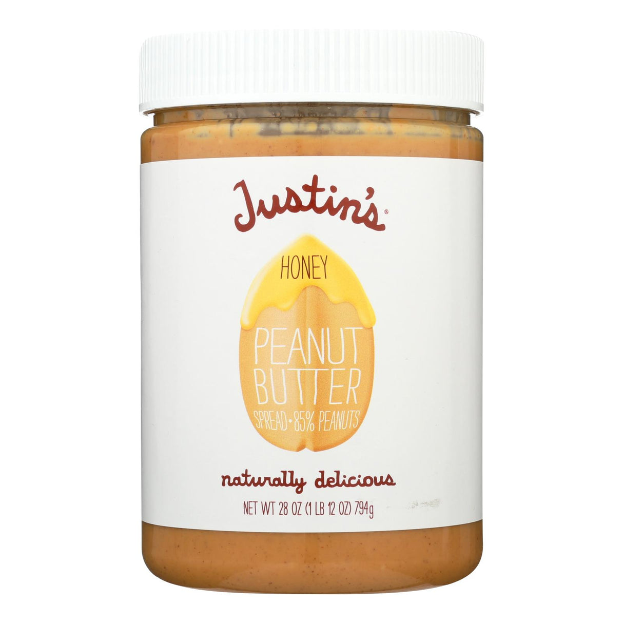 Justin's Nut Butter Honey Peanut Butter - 6 x 28 Oz. Packs - Cozy Farm 