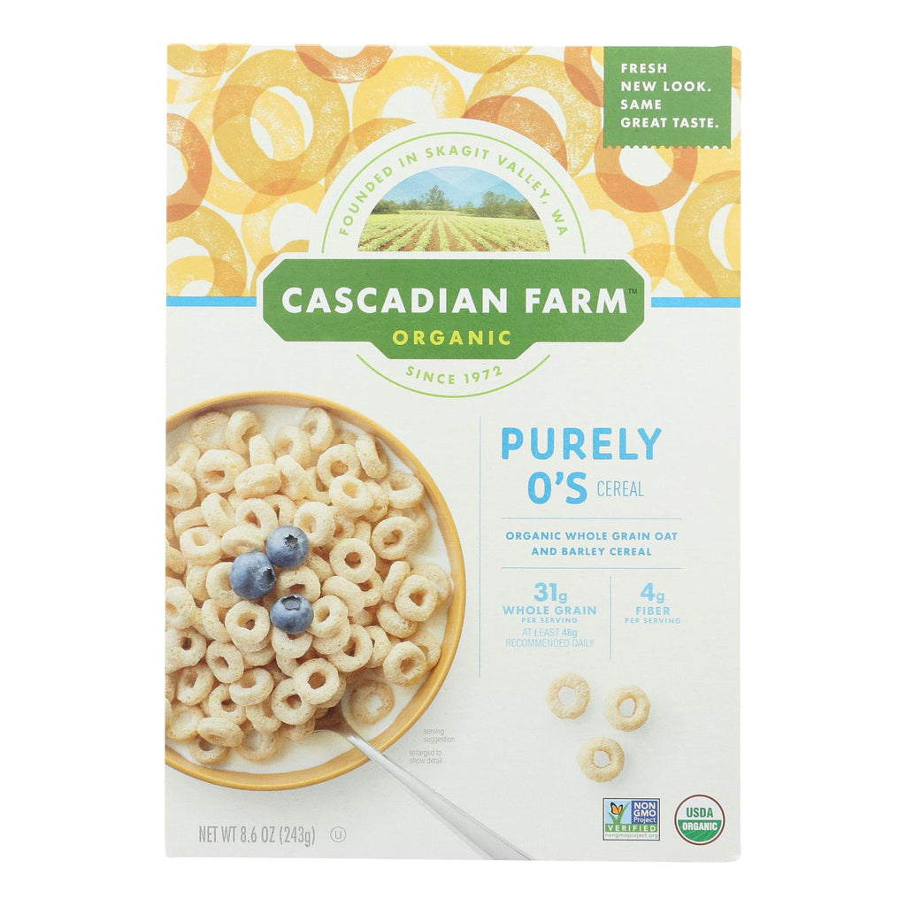 Organic Cascadian Farm Purely O's Cereal (Pack of 12 - 8.6 Oz) - Cozy Farm 