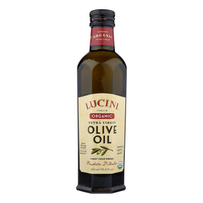 Lucini Italia Extra Virgin Olive Oil (Pack of 6 - 16.9 Fl Oz.) - Cozy Farm 