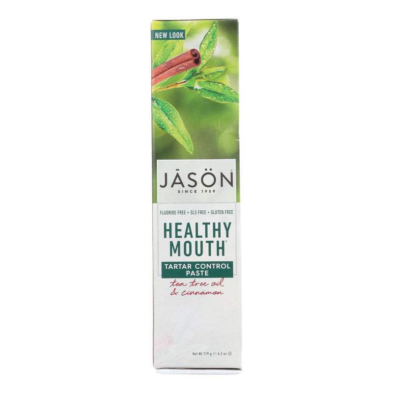 Jason 4.2 Oz Tea Tree & Cinnamon Healthy Mouth Toothpaste - Cozy Farm 
