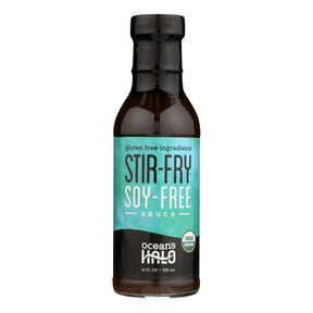 Ocean's Halo Stir-Fry Soy-Free Sauce, 6 Pack of 12 Fl. Oz. Bottles - Cozy Farm 