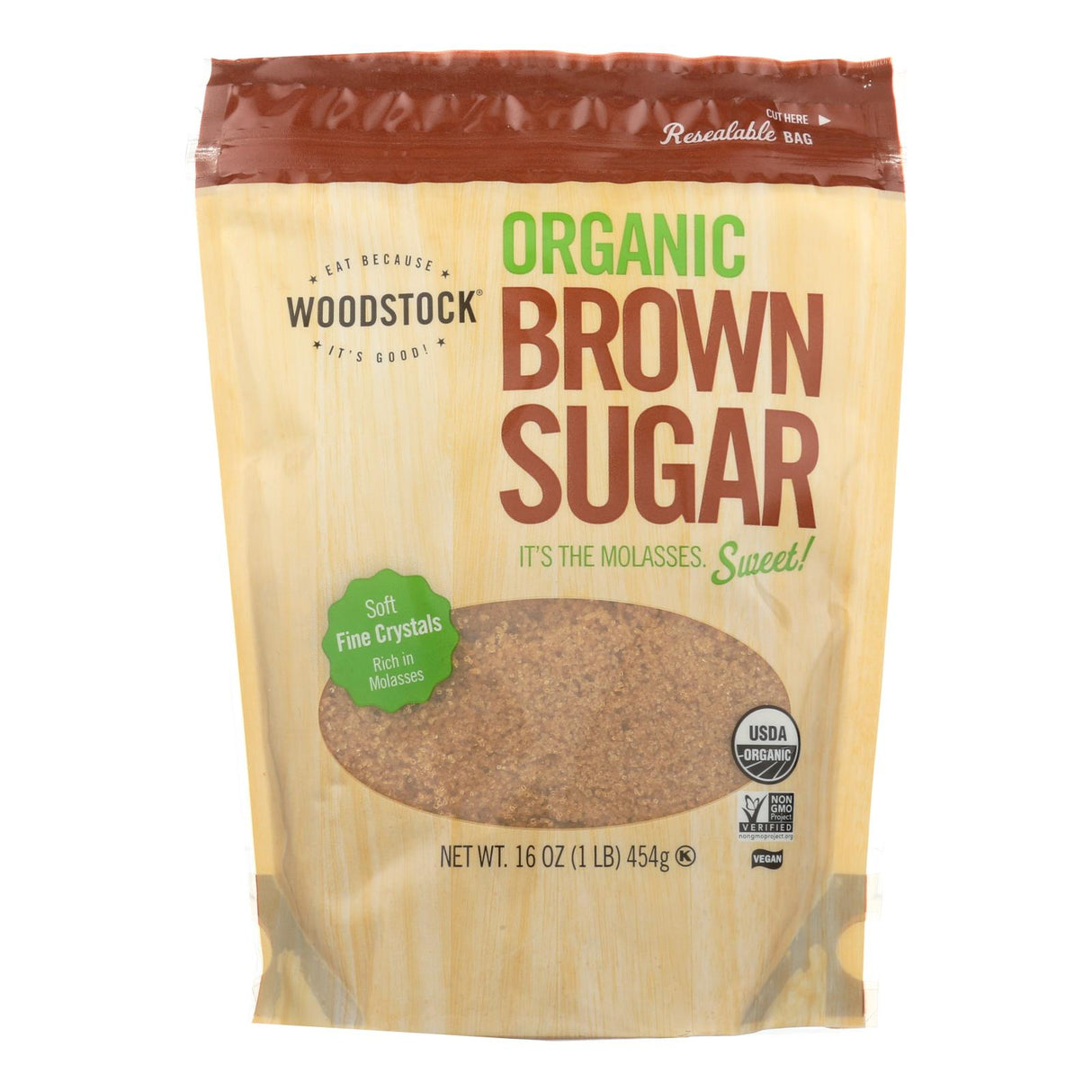 Woodstock Organic Brown Sugar (12 Pack, 16 Oz.) - Cozy Farm 