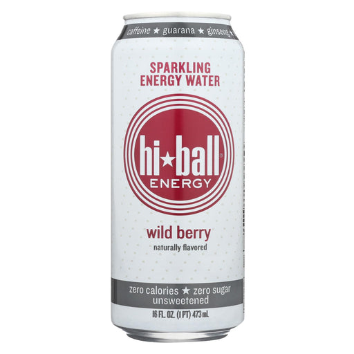 Hi Ball Energy Sparkling Water - Wild Berry (Pack of 1, 8/16 Fl Oz) - Cozy Farm 