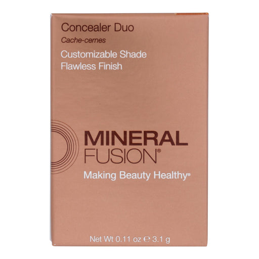 Mineral Fusion Concealer Duo - Enhanced Coverage for Blemishes and Dark Circles - Deep - 0.11 Oz - Cozy Farm 