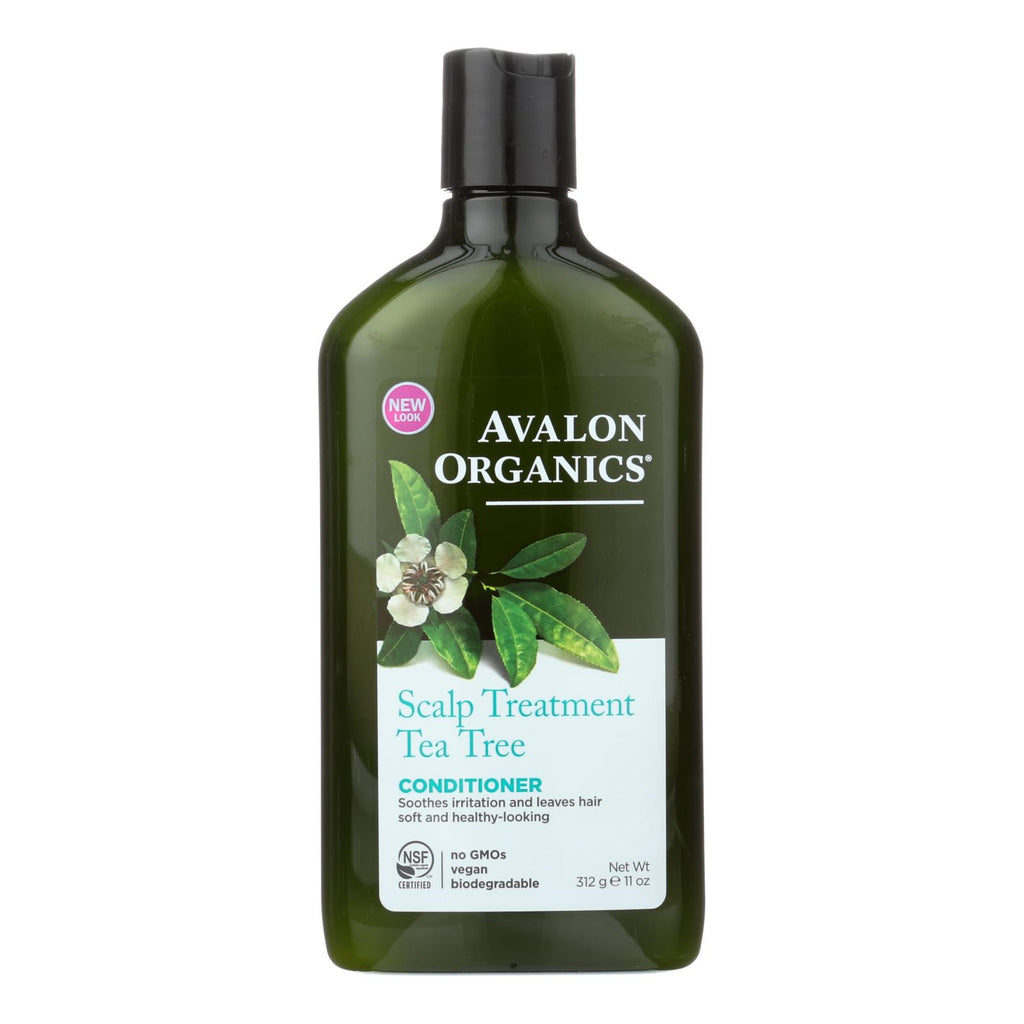 Avalon Organics Scalp Treatment Tea Tree Conditioner (Pack of 11 Fl Oz) - Cozy Farm 