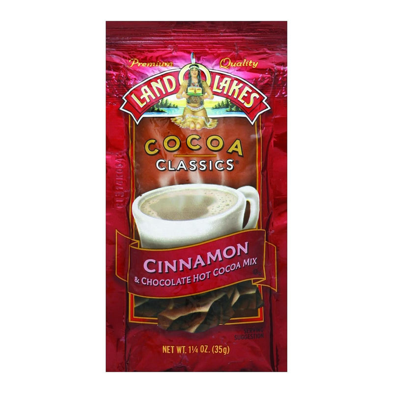 Land O'Lakes Cocoa Classic Mix: Cinnamon & Chocolate, Pack of 12 - 1.25 Oz. Each - Cozy Farm 
