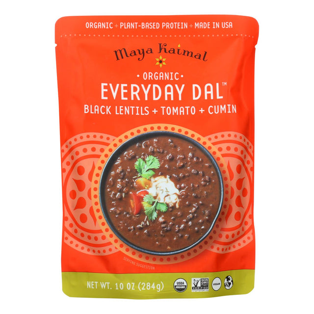 Maya Kaimal Organic Everyday Dal: Black Lentil, Tomato, Cumin (Pack of 6 - 10 oz.) - Cozy Farm 