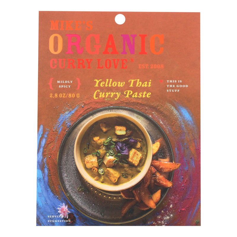 Mike's Curry Love Organic Yellow Thai Curry Paste, 2.8 Oz Pack of 6 - Cozy Farm 